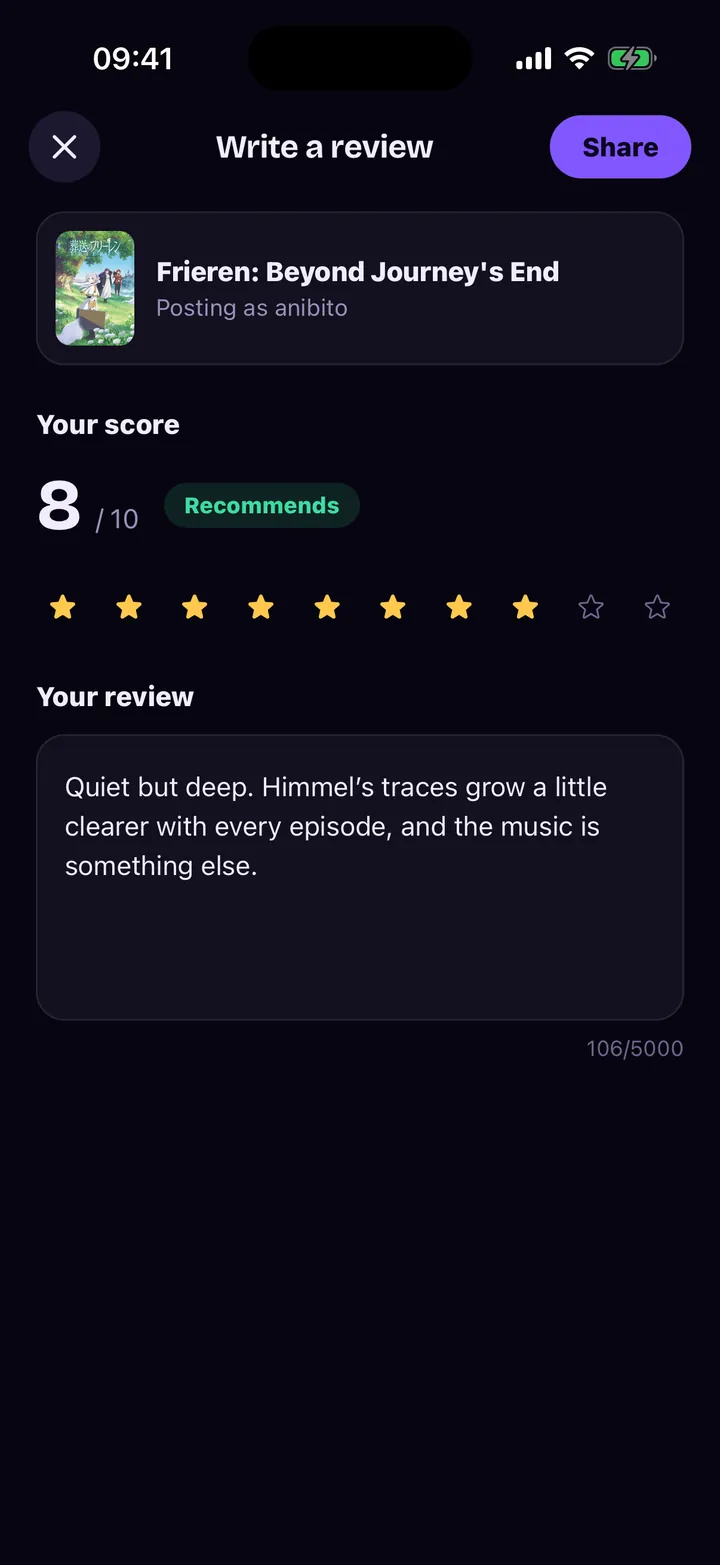 Review composer: 8 out of 10, recommended